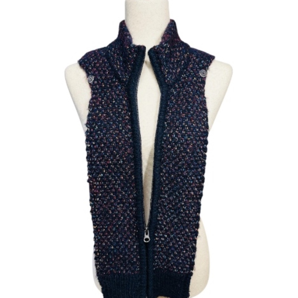 Veronica Beard Dickey Insert Navy Blue & Multi-Color Metallic | One Size - Picture 4 of 10